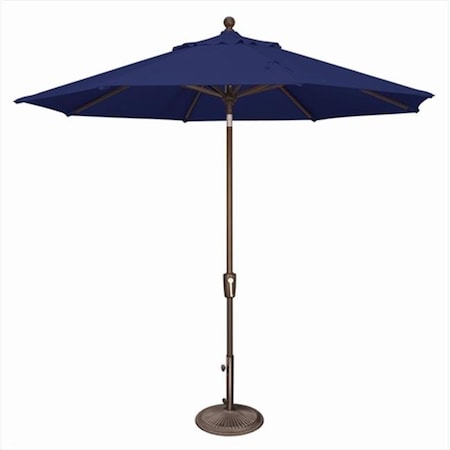 Simplyshade SimplyShade 9 ft. Octagon Push Button Tilt Market Umbrella  Sky Blue SSUM92-0900-D2406